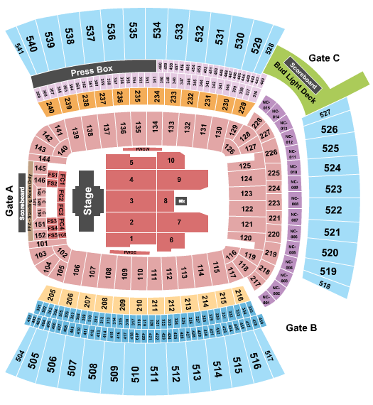 Acrisure Stadium Seating Chart: Billy Joel