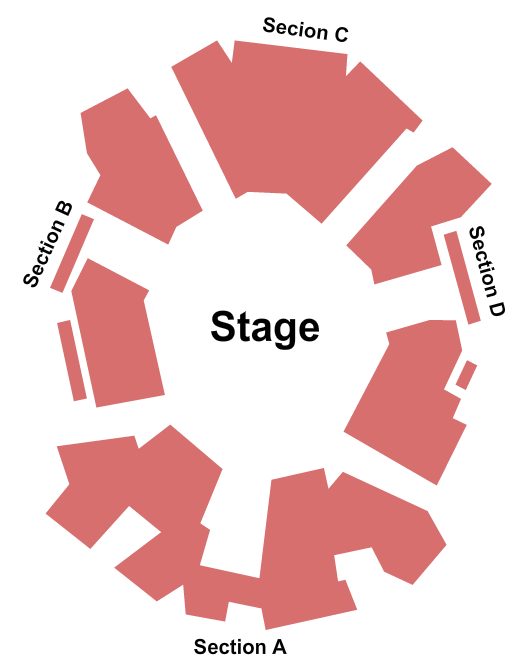 The Allen Theatre At ACT Seating Chart: Endstage
