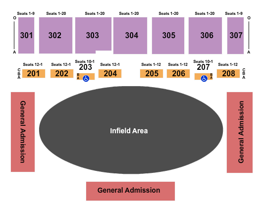 Action Sports Arena At Orange County Fair & Exposition Center Seating Chart