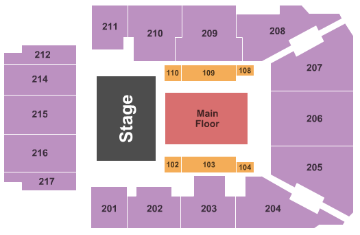 Adams Event Center Map