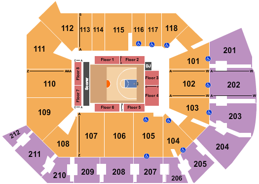 Addition Financial Arena Seating Chart: Big3