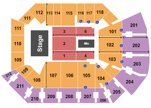 Addition Financial Arena Seating Chart: Big Time Rush