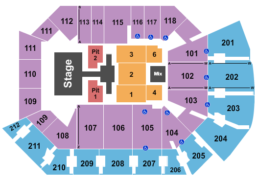 Addition Financial Arena Seating Chart: Phil Wickham