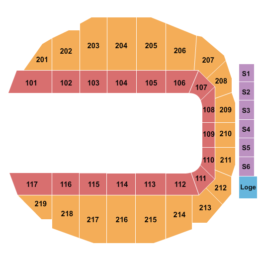 Adirondack Bank Center at Utica Memorial Auditorium Seating Chart: Rodeo