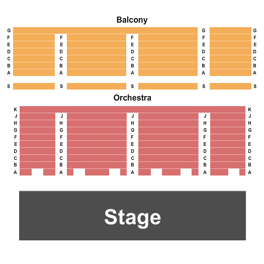 Advanced Technology Center Seating Chart: Endstage