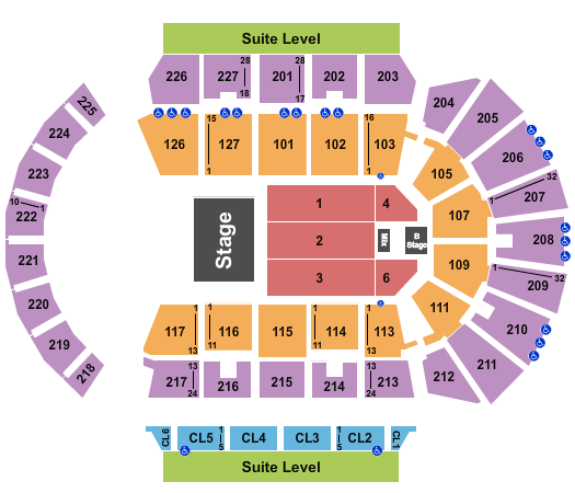 Adventist Health Arena Seating Chart: Zach Williams