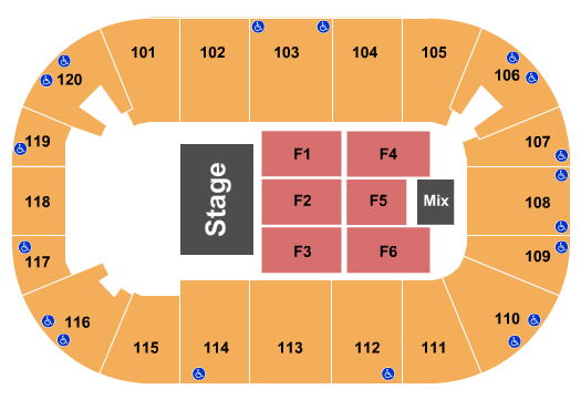 Agganis Arena Seating Chart: Endstage 2