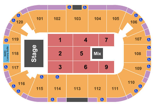 Agganis Arena Seating Chart: Endstage 4