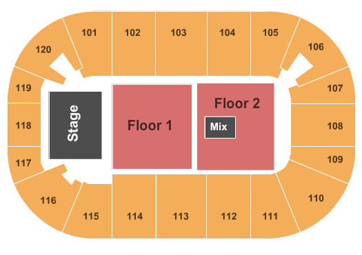 Agganis Arena Seating Chart: SRO Floor