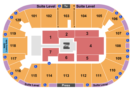 Agganis Arena Seating Chart: TNA 1