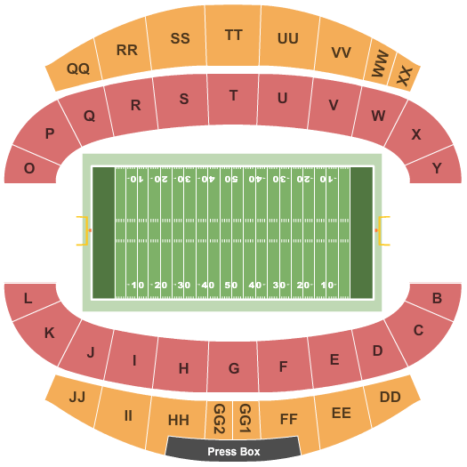 Aggie Memorial Stadium NMSU Seating Chart