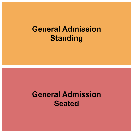 Aggie Theatre Seating Chart: GA Seated/Standing