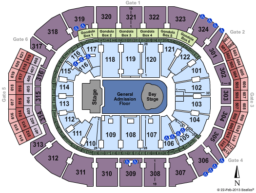 Air Canada Centre Seating Chart
