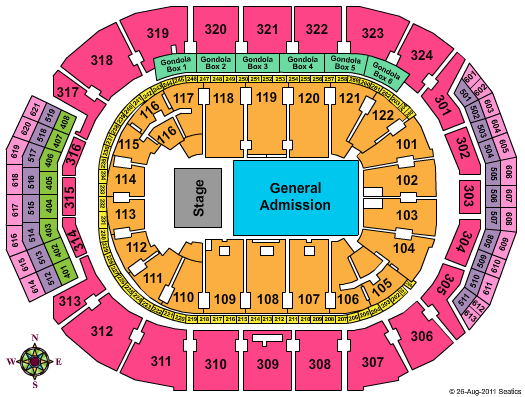 Air Canada Centre Seating Chart