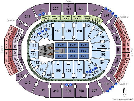 Air Canada Centre Seating Chart