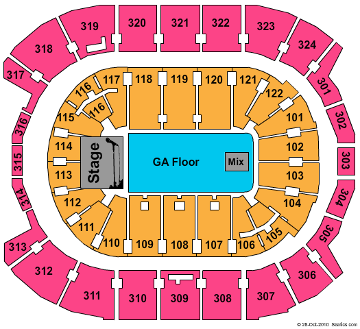 Air Canada Centre Seating Chart
