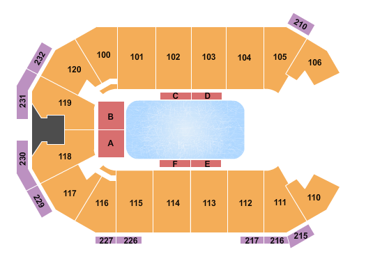 Akins Arena at The Classic Center Seating Chart: Disney On Ice