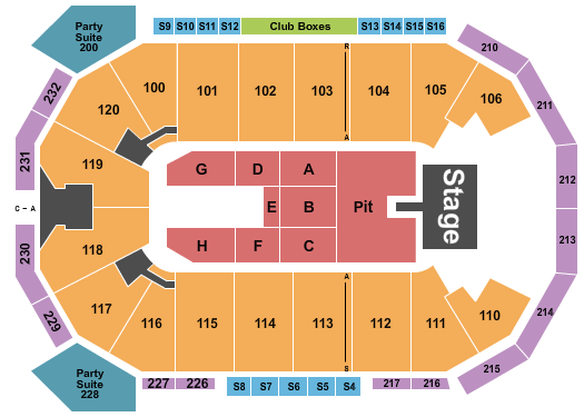 Akins Ford Arena at The Classic Center Seating Chart: Ella Langley