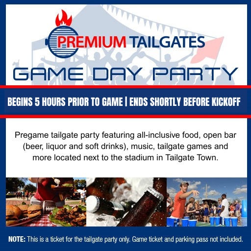 Alamodome Parking Lots Seating Chart: Premium Seats Tailgate - Alamo Bowl - Static