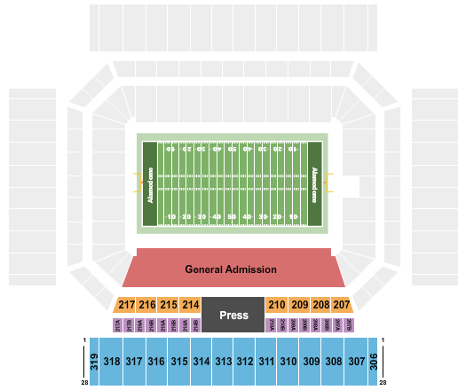 Alamodome Seating Chart: Bands Of America 2
