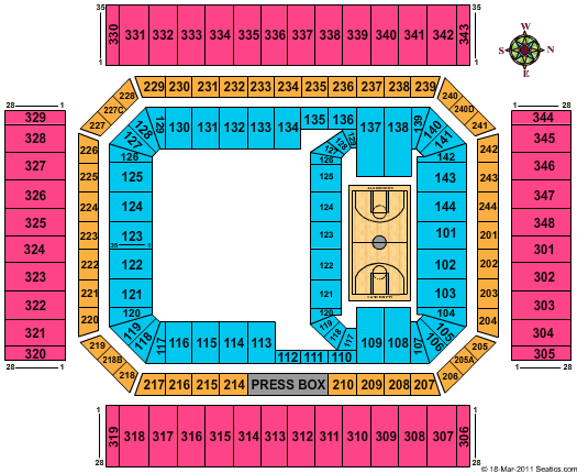 Alamodome Seating Chart