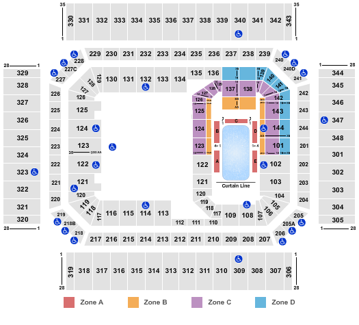 Disney On Ice Sap Center Seating Chart