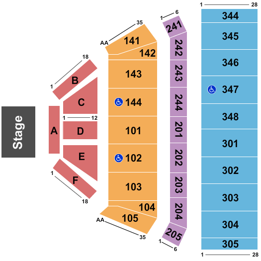 Alamodome Concert Seating Chart