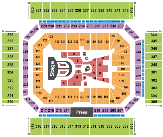 Alamodome Seating Chart: Karol G