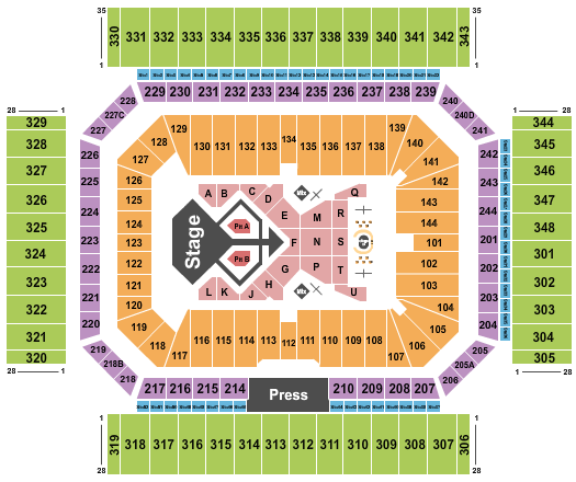 Alamodome Seating Chart: Usher