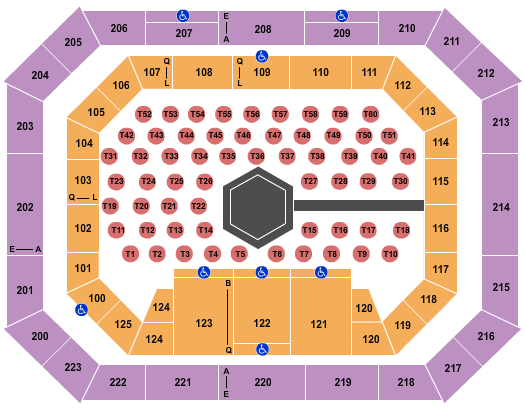 Mohegan Sun Arena Seating Chart Bellator