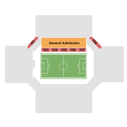 Albany Civic Center Seating Chart: Soccer