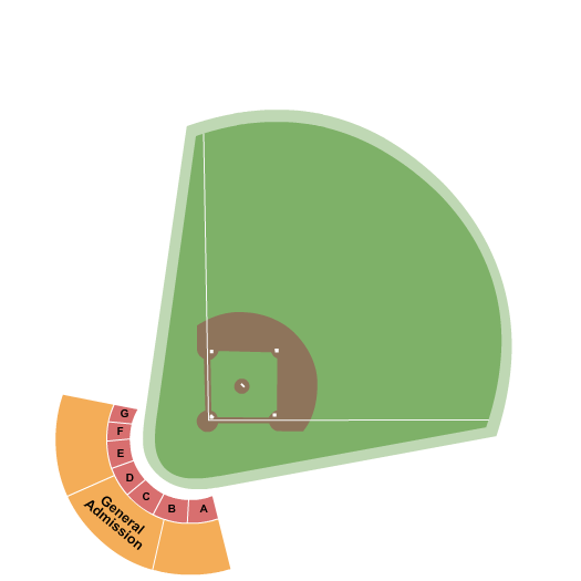 Albert Park - San Rafael Seating Chart: Baseball