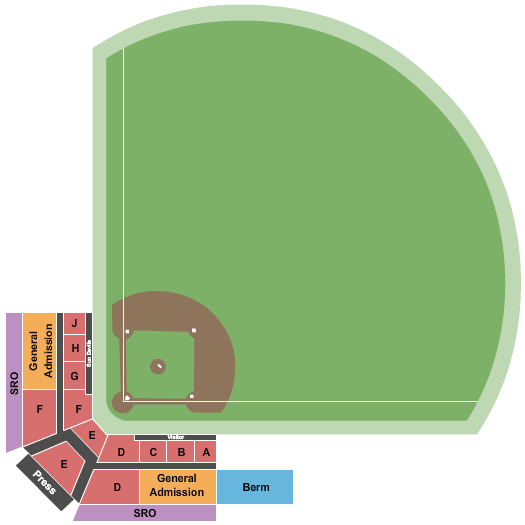 Alberta B. Farrington Softball Stadium Seating Chart