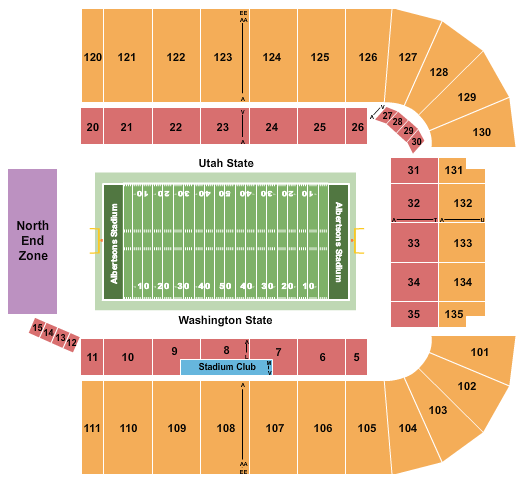 Albertsons Stadium Seating Chart: Potato Bowl