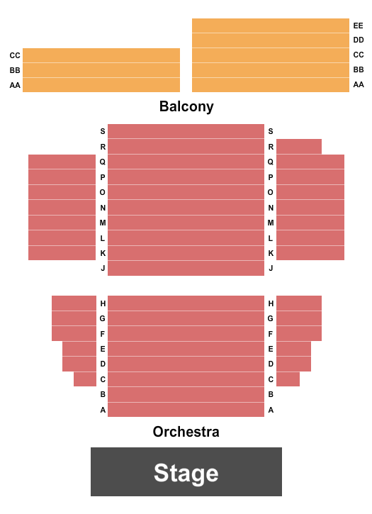 Albuquerque Little Theatre Seating Chart: Endstage