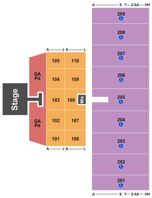 Alerus Center Seating Chart