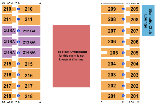 Alerus Center Seating Chart: Generic Floor