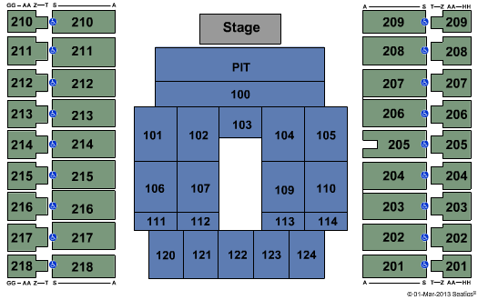 Alerus Center Seating Chart