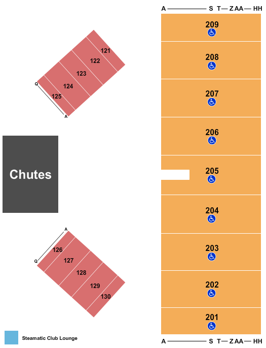 Alerus Center Seating Chart: PBR