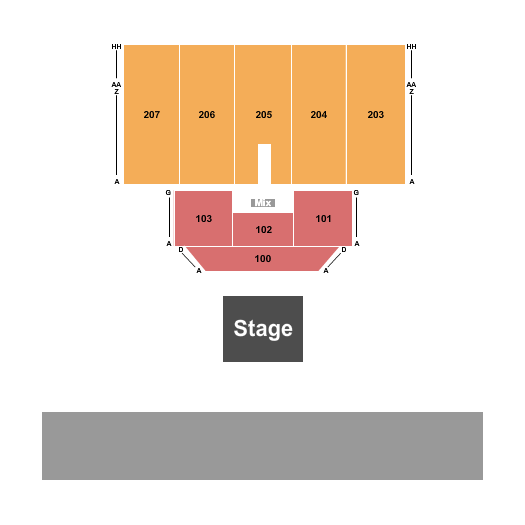 Alerus Center Seating Chart: Theatre 3