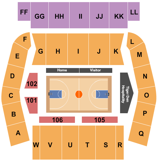 Alex G. Spanos Center Seating Chart: Basketball