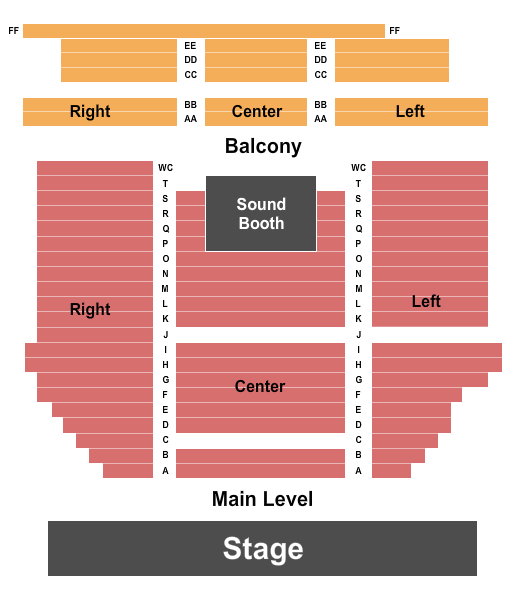 Alhambra Theatre - Hopkinsville Seating Chart: Endstage