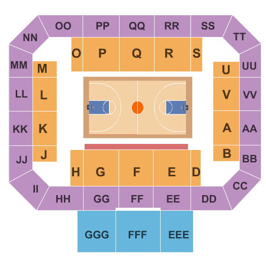 Alico Arena Map