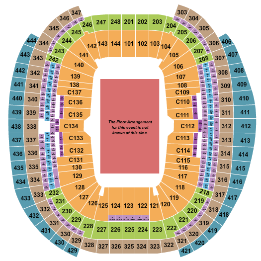 Allegiant Stadium Seating Chart