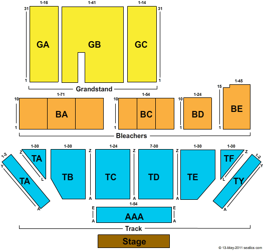 Allen County Fairgrounds Seating Chart