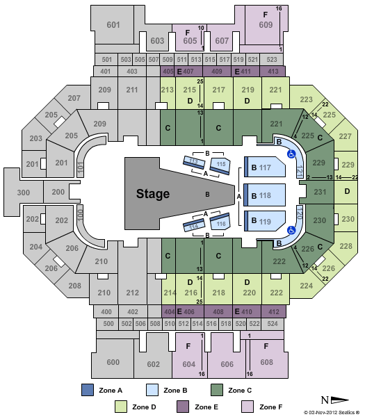 Allen County War Memorial Coliseum Seating Chart