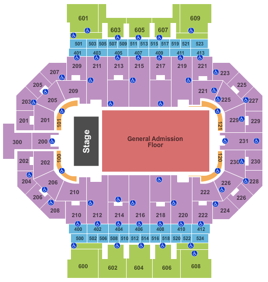 Taylor County Coliseum Seating Chart