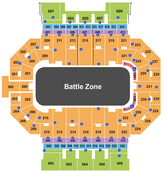 Allen County War Memorial Coliseum Seating Chart: Dude Perfect