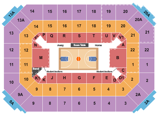 Ku Basketball Seating Chart
