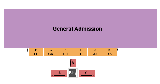 Allentown Fairgrounds Seating Chart: Wrestling